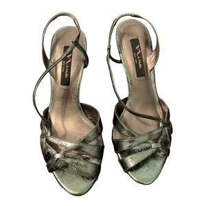 Nina metallic heels